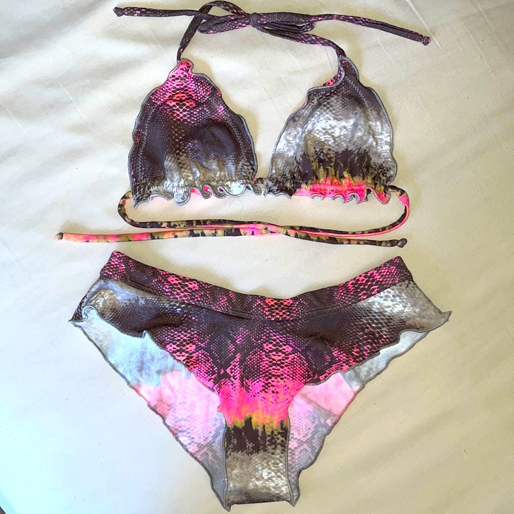 Snakeprint bikini by Brazilian designer diNeila